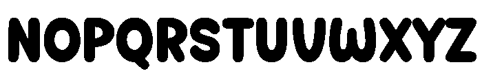 Vaques Regular Font UPPERCASE