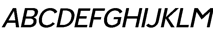Varden Italic Font UPPERCASE