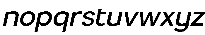 Varden Italic Font LOWERCASE