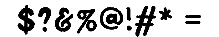 Varell Regular Font OTHER CHARS