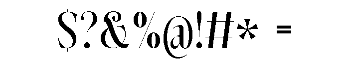 Varellia Font OTHER CHARS