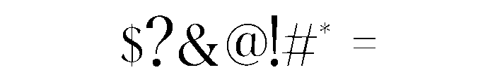 Varelune Regular Font OTHER CHARS