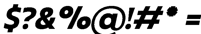 Varesco Italic Font OTHER CHARS