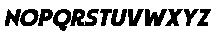Varesco Italic Font UPPERCASE