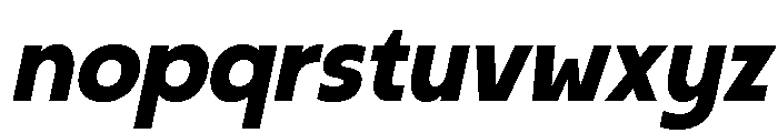 Varesco Italic Font LOWERCASE