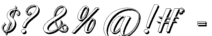 VarethiaCalligraphy Font OTHER CHARS