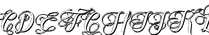 VarethiaCalligraphy Font UPPERCASE