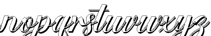 VarethiaCalligraphy Font LOWERCASE