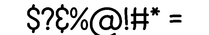 Variable Mindset Font OTHER CHARS