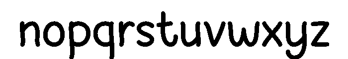 Variable Mindset Font LOWERCASE