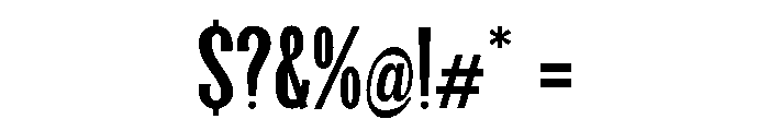 Variax Font OTHER CHARS