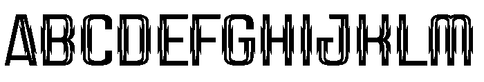 Various Tattoos Regular Font UPPERCASE