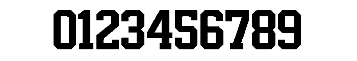 Varsity Athletic Font OTHER CHARS