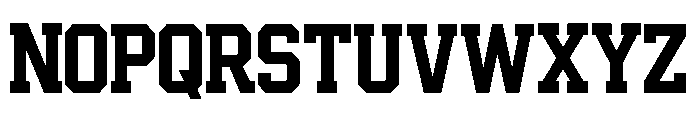 Varsity Athletic Font UPPERCASE