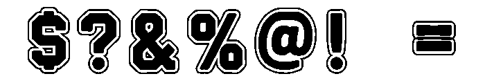 Varsity Beauty 1 Regular Font OTHER CHARS