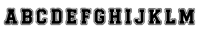 Varsity Beauty 1 Regular Font UPPERCASE