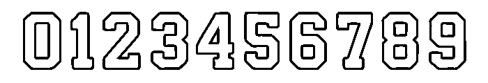 Varsity Beauty 3 Regular Font OTHER CHARS