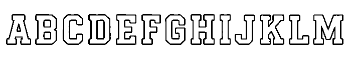 Varsity Beauty 3 Regular Font UPPERCASE