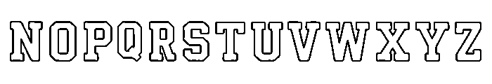 Varsity Beauty 3 Regular Font UPPERCASE