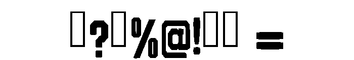 Varsity Boxing Regular Font OTHER CHARS