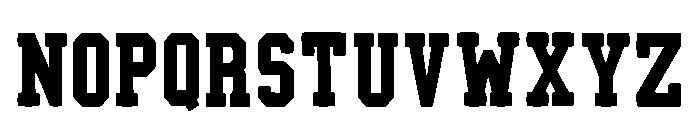 Varsity Boxing Regular Font LOWERCASE