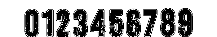 Varsity Broken Regular Font OTHER CHARS