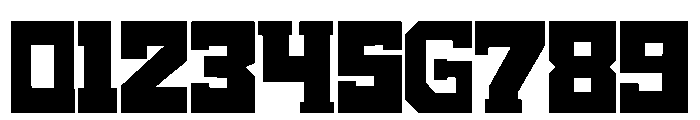 Varsity Bruiser Regular Font OTHER CHARS