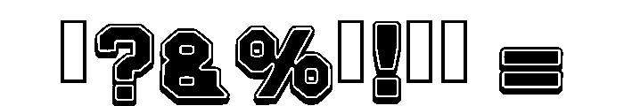 Varsity Campus Regular Font OTHER CHARS