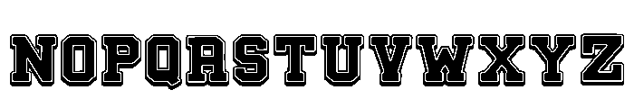 Varsity Campus Regular Font LOWERCASE