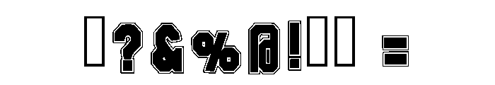 Varsity Champion Regular Font OTHER CHARS