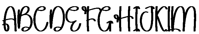 Varsity Christmas Font UPPERCASE