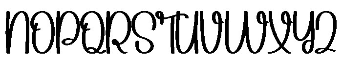 Varsity Christmas Font UPPERCASE