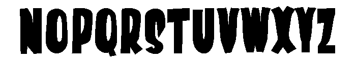Varsity Condense Font UPPERCASE