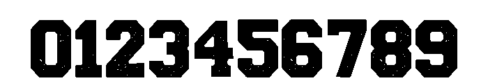 Varsity Damage Regular Font OTHER CHARS