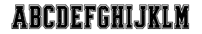 Varsity Distress FONT