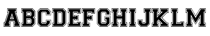 Varsity Distressed Varsity Distressed Font UPPERCASE