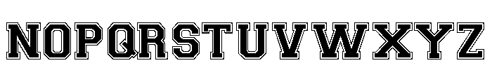 Varsity Distressed Varsity Distressed Font UPPERCASE