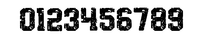 Varsity Dusty Regular Font OTHER CHARS