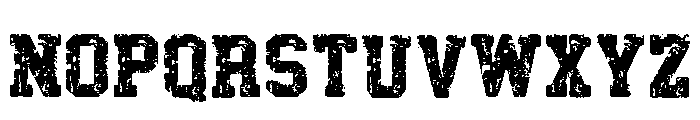 Varsity Dusty Regular Font LOWERCASE