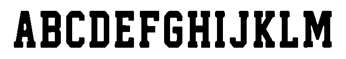 Varsity Famous Font UPPERCASE