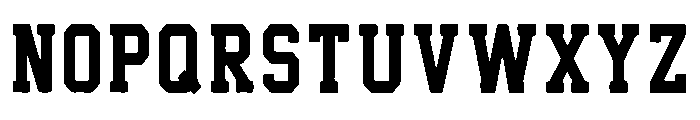 Varsity Famous Font UPPERCASE