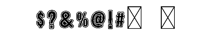 Varsity Grunge Font OTHER CHARS