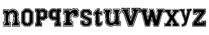 Varsity Grunge Font LOWERCASE
