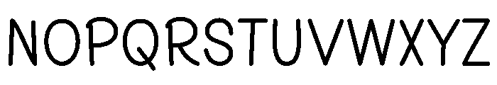 Varsity Heaven Regular Font LOWERCASE