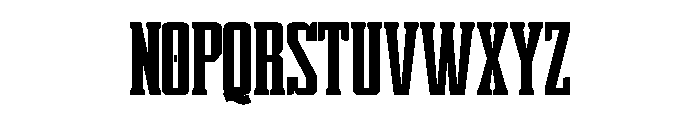 Varsity Holiday Regular Font UPPERCASE