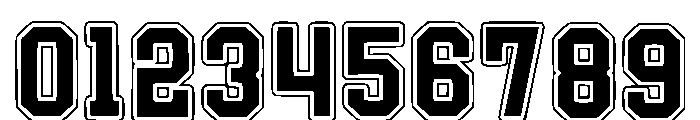 Varsity League Regular Font OTHER CHARS