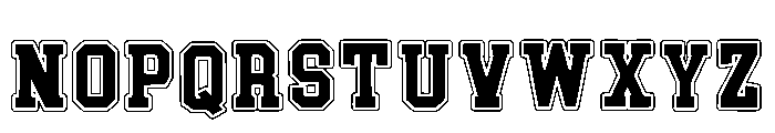 Varsity League Regular Font UPPERCASE