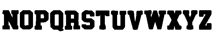 Varsity Legend Regular Font LOWERCASE