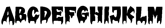 Varsity Melt Font UPPERCASE