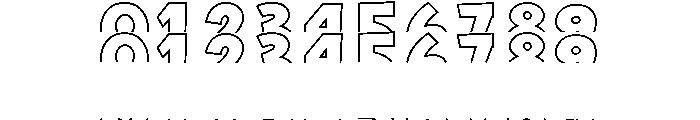 Varsity Monogram Font OTHER CHARS
